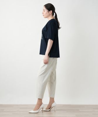 【店舗人気】スパンコール刺繍Ｔシャツ【Ｌｅｉｌｉａｎ　ＷＨＩＴＥ　ＬＡＢＥＬ】
