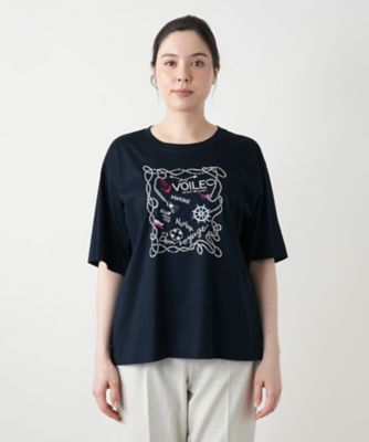 【店舗人気】スパンコール刺繍Ｔシャツ【Ｌｅｉｌｉａｎ　ＷＨＩＴＥ　ＬＡＢＥＬ】
