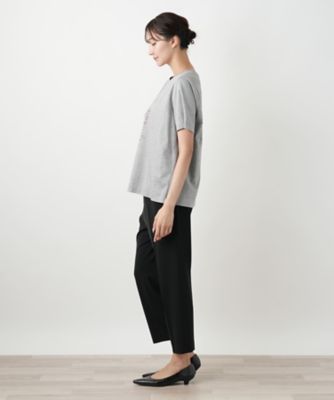 リボンモチーフプリントＴシャツ【Ｌｅｉｌｉａｎ　ＷＨＩＴＥ　ＬＡＢＥＬ】