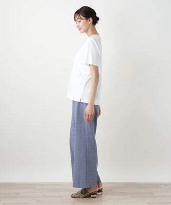 リボンモチーフプリントＴシャツ【Ｌｅｉｌｉａｎ　ＷＨＩＴＥ　ＬＡＢＥＬ】