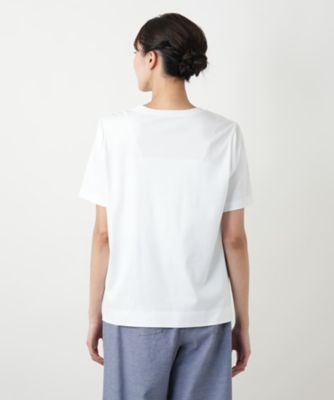 リボンモチーフプリントＴシャツ【Ｌｅｉｌｉａｎ　ＷＨＩＴＥ　ＬＡＢＥＬ】