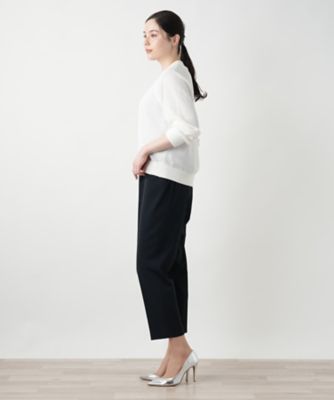 Vネックカーディガン【Leilian WHITE LABEL