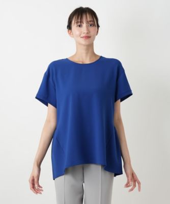 バックギャザー切替カットソー【Ｌｅｉｌｉａｎ　ＷＨＩＴＥ　ＬＡＢＥＬ】