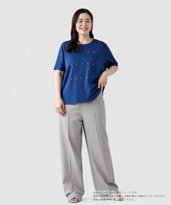 ビジューTシャツ【Leilian WHITE LABEL