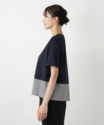 ボタン刺繍Ｔシャツ【Ｌｅｉｌｉａｎ　ＷＨＩＴＥ　ＬＡＢＥＬ】