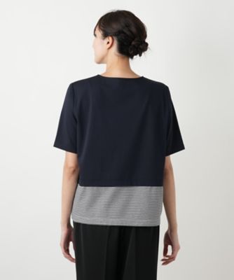 ボタン刺繍Ｔシャツ【Ｌｅｉｌｉａｎ　ＷＨＩＴＥ　ＬＡＢＥＬ】