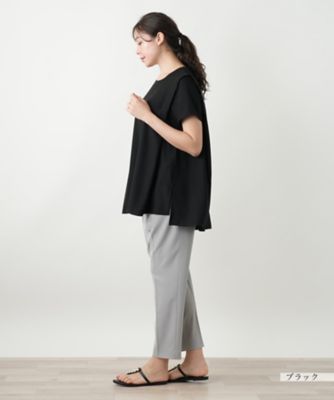 【店舗人気】ラメクルーネックカットソー【Ｌｅｉｌｉａｎ　ＷＨＩＴＥ　ＬＡＢＥＬ】