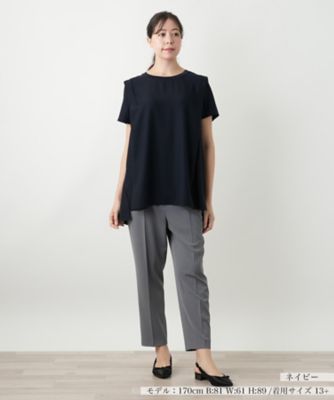 【店舗人気】ラメクルーネックカットソー【Ｌｅｉｌｉａｎ　ＷＨＩＴＥ　ＬＡＢＥＬ】