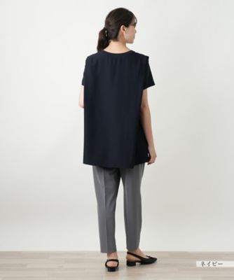 【店舗人気】ラメクルーネックカットソー【Ｌｅｉｌｉａｎ　ＷＨＩＴＥ　ＬＡＢＥＬ】