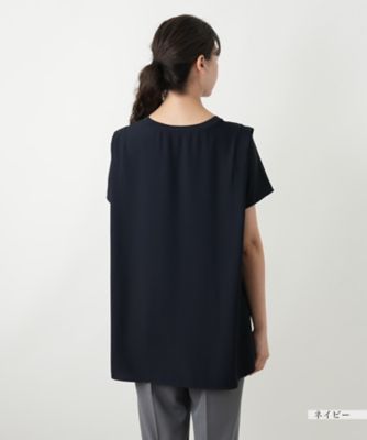 【店舗人気】ラメクルーネックカットソー【Ｌｅｉｌｉａｎ　ＷＨＩＴＥ　ＬＡＢＥＬ】