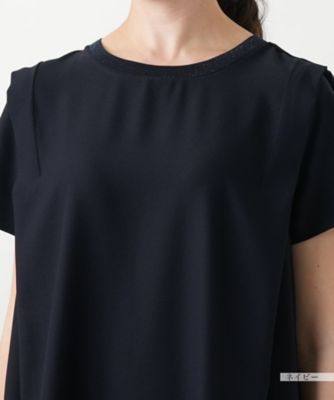 【店舗人気】ラメクルーネックカットソー【Ｌｅｉｌｉａｎ　ＷＨＩＴＥ　ＬＡＢＥＬ】