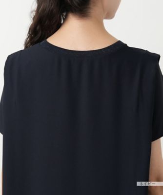 【店舗人気】ラメクルーネックカットソー【Ｌｅｉｌｉａｎ　ＷＨＩＴＥ　ＬＡＢＥＬ】