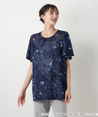 【店舗人気】星座モチーフプリントカットソー【Ｌｅｉｌｉａｎ　ＷＨＩＴＥ　ＬＡＢＥＬ】