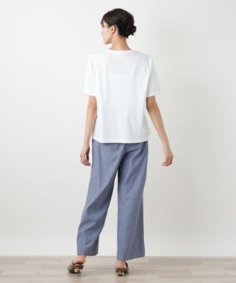【店舗人気】スパンコール刺繍Ｔシャツ【Ｌｅｉｌｉａｎ　ＷＨＩＴＥ　ＬＡＢＥＬ】