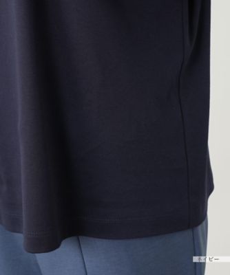 異素材切替カットソー【Ｌｅｉｌｉａｎ　ＷＨＩＴＥ　ＬＡＢＥＬ】
