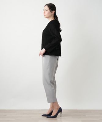 ニットジャケット【Ｌｅｉｌｉａｎ　ＷＨＩＴＥ　ＬＡＢＥＬ】