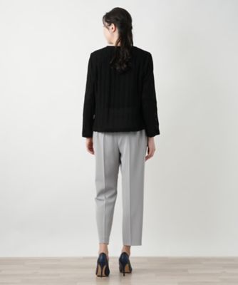 ニットジャケット【Ｌｅｉｌｉａｎ　ＷＨＩＴＥ　ＬＡＢＥＬ】