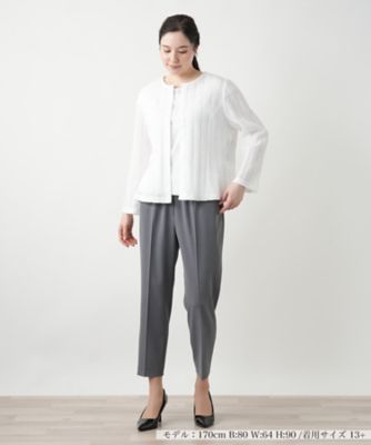 ニットジャケット【Ｌｅｉｌｉａｎ　ＷＨＩＴＥ　ＬＡＢＥＬ】