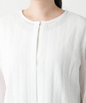 ニットジャケット【Ｌｅｉｌｉａｎ　ＷＨＩＴＥ　ＬＡＢＥＬ】