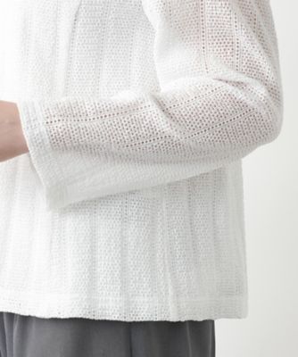ニットジャケット【Ｌｅｉｌｉａｎ　ＷＨＩＴＥ　ＬＡＢＥＬ】