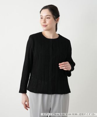 ニットジャケット【Ｌｅｉｌｉａｎ　ＷＨＩＴＥ　ＬＡＢＥＬ】