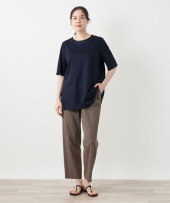 クロップドパンツ【Ｌｅｉｌｉａｎ　ＷＨＩＴＥ　ＬＡＢＥＬ】