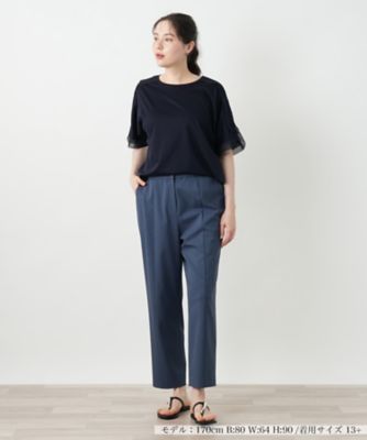 クロップドパンツ【Ｌｅｉｌｉａｎ　ＷＨＩＴＥ　ＬＡＢＥＬ】