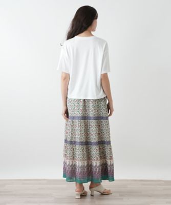 刺繍プリントＴシャツ【Ｌｅｉｌｉａｎ　ＷＨＩＴＥ　ＬＡＢＥＬ】