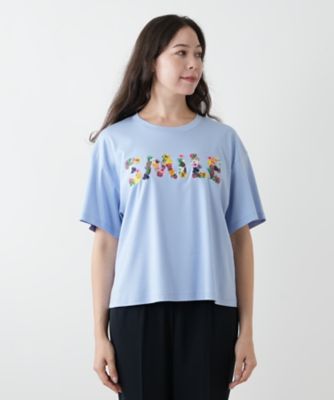 刺繍プリントＴシャツ【Ｌｅｉｌｉａｎ　ＷＨＩＴＥ　ＬＡＢＥＬ】