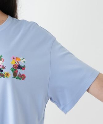 刺繍プリントＴシャツ【Ｌｅｉｌｉａｎ　ＷＨＩＴＥ　ＬＡＢＥＬ】