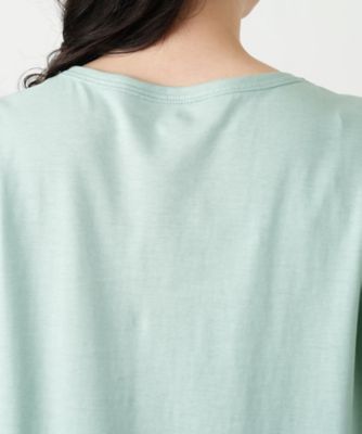 刺繍クルーネックカットソー【Ｌｅｉｌｉａｎ　ＷＨＩＴＥ　ＬＡＢＥＬ】