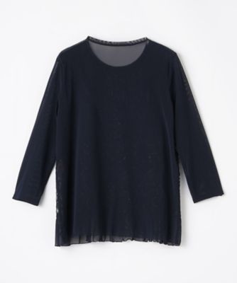 刺繍シアーカットソー【Ｌｅｉｌｉａｎ　ＷＨＩＴＥ　ＬＡＢＥＬ】