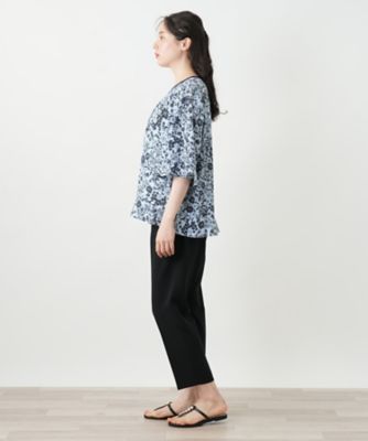 フラワープリントブラウス【Ｌｅｉｌｉａｎ　ＷＨＩＴＥ　ＬＡＢＥＬ】