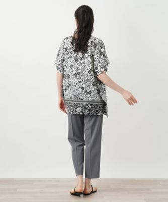 フラワープリントブラウス【Ｌｅｉｌｉａｎ　ＷＨＩＴＥ　ＬＡＢＥＬ】