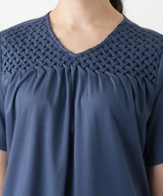 Leilian PLUS HOUSE / レリアンプラスハウス プリントハイネックカットソー プリントハイネックカットソー | Leilian plus house (Women