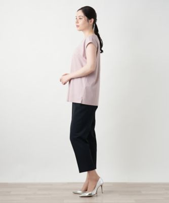 刺繍フレンチスリーブカットソー【Ｌｅｉｌｉａｎ　ＷＨＩＴＥ　ＬＡＢＥＬ】