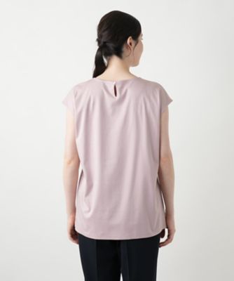 刺繍フレンチスリーブカットソー【Ｌｅｉｌｉａｎ　ＷＨＩＴＥ　ＬＡＢＥＬ】
