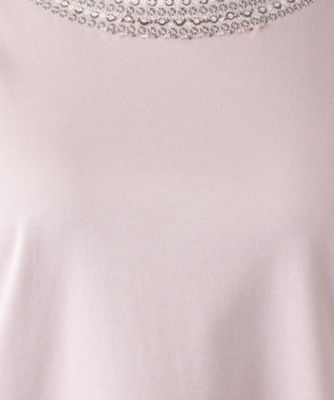 刺繍フレンチスリーブカットソー【Ｌｅｉｌｉａｎ　ＷＨＩＴＥ　ＬＡＢＥＬ】