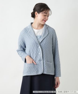 ＜Leilian plus house (Women/大きいサイズ)＞【店舗人気】ニットブレザー
