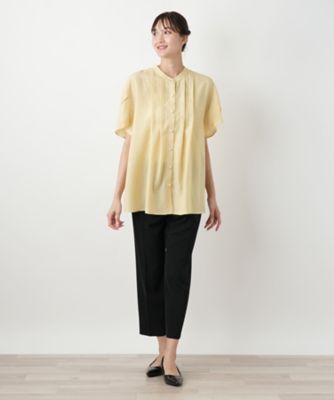 【店舗人気】フレアスリーブブラウス【Ｌｅｉｌｉａｎ　ＷＨＩＴＥ　ＬＡＢＥＬ】