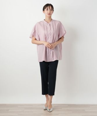 【店舗人気】フレアスリーブブラウス【Ｌｅｉｌｉａｎ　ＷＨＩＴＥ　ＬＡＢＥＬ】