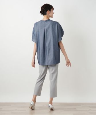 【店舗人気】フレアスリーブブラウス【Ｌｅｉｌｉａｎ　ＷＨＩＴＥ　ＬＡＢＥＬ】