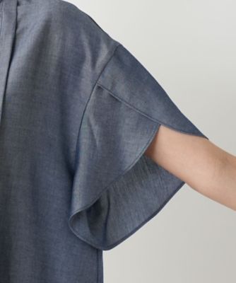 【店舗人気】フレアスリーブブラウス【Ｌｅｉｌｉａｎ　ＷＨＩＴＥ　ＬＡＢＥＬ】