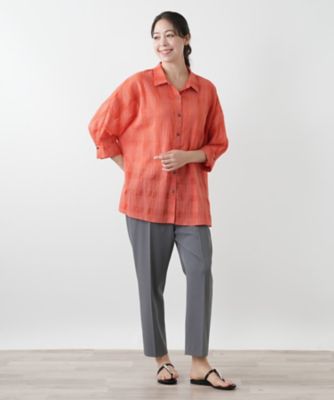 チェックブラウス【Ｌｅｉｌｉａｎ　ＷＨＩＴＥ　ＬＡＢＥＬ】