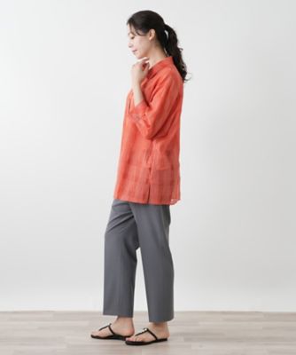 チェックブラウス【Ｌｅｉｌｉａｎ　ＷＨＩＴＥ　ＬＡＢＥＬ】