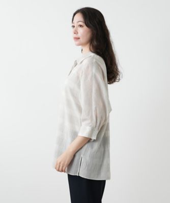 チェックブラウス【Ｌｅｉｌｉａｎ　ＷＨＩＴＥ　ＬＡＢＥＬ】