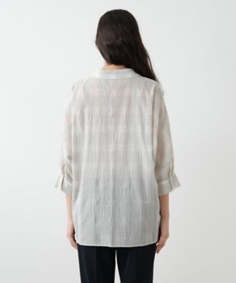 チェックブラウス【Ｌｅｉｌｉａｎ　ＷＨＩＴＥ　ＬＡＢＥＬ】