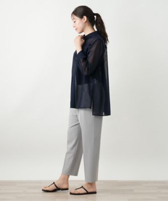 比翼シアーブラウス【Ｌｅｉｌｉａｎ　ＷＨＩＴＥ　ＬＡＢＥＬ】