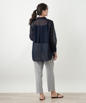 比翼シアーブラウス【Ｌｅｉｌｉａｎ　ＷＨＩＴＥ　ＬＡＢＥＬ】