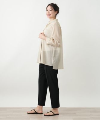 比翼シアーブラウス【Ｌｅｉｌｉａｎ　ＷＨＩＴＥ　ＬＡＢＥＬ】